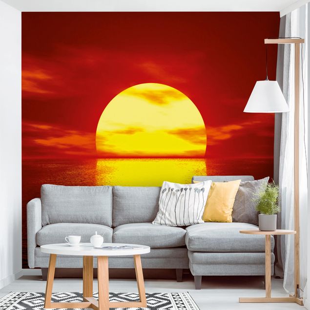 Wanddeko Wohnzimmer Fantastic Sunset