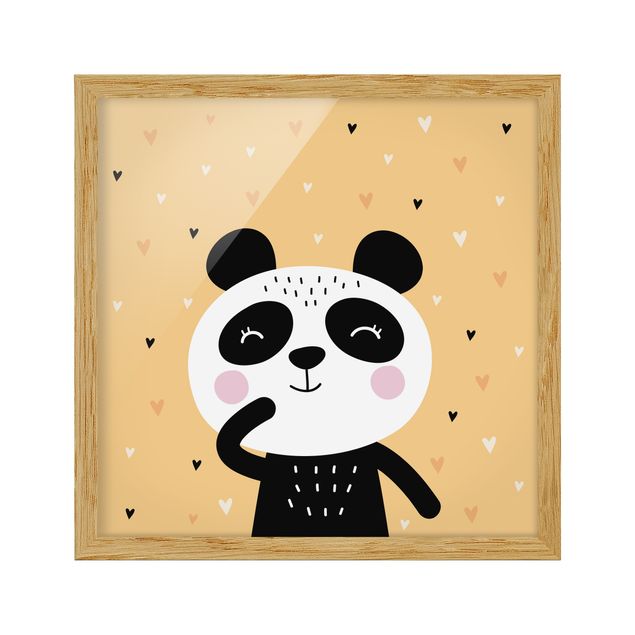 Wanddeko Babyzimmer Der glückliche Panda