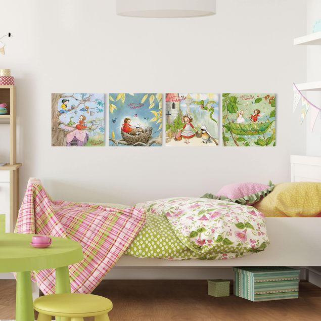 Wanddeko Babyzimmer Erdbeerinchen Erdbeerfee - kleine Abenteuer