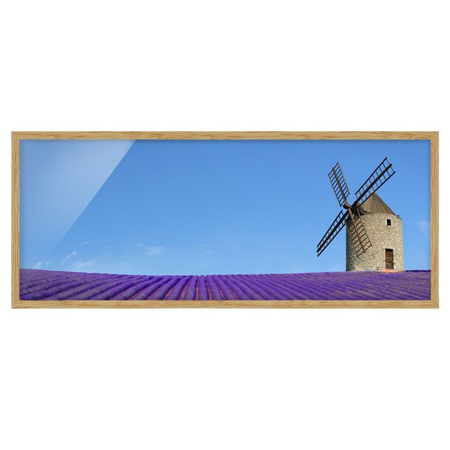 Wanddeko Esszimmer Lavendelduft in der Provence