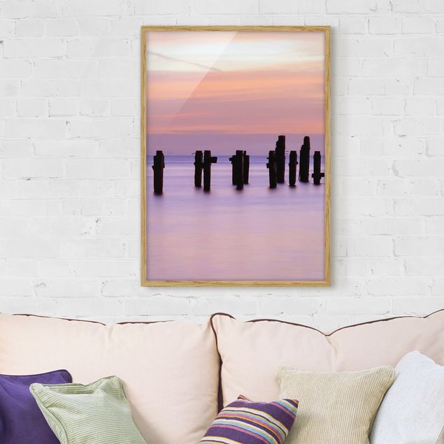 Strandbilder mit Rahmen Meeresromantik