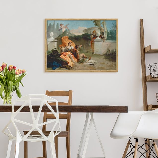 Wanddeko Schlafzimmer Giovanni Battista Tiepolo - Rinaldo und Armida