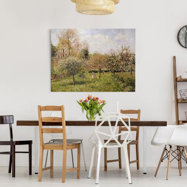 Wanddeko Wohnzimmer Camille Pissarro - Frühling in Eragny