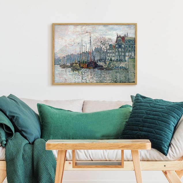 Wanddeko Wohnzimmer Claude Monet - Kromme Waal Amsterdam