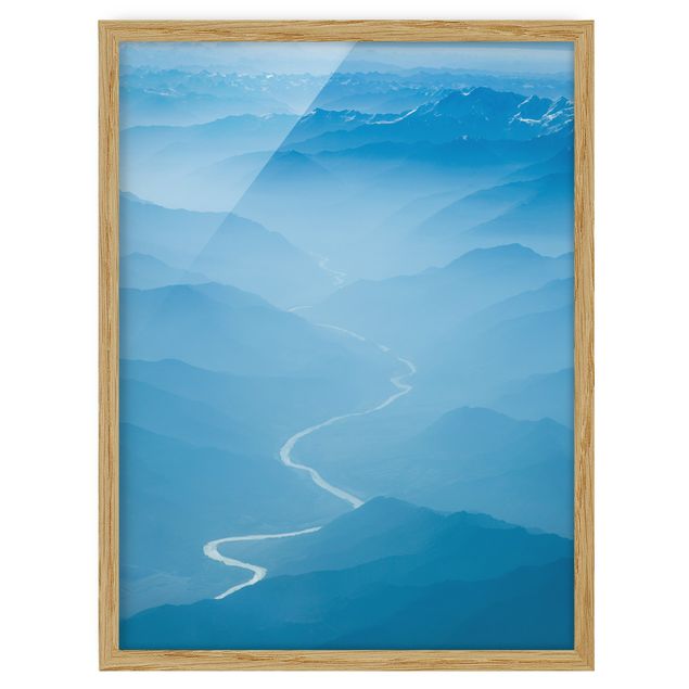 Wanddeko Flur Blick über den Himalaya