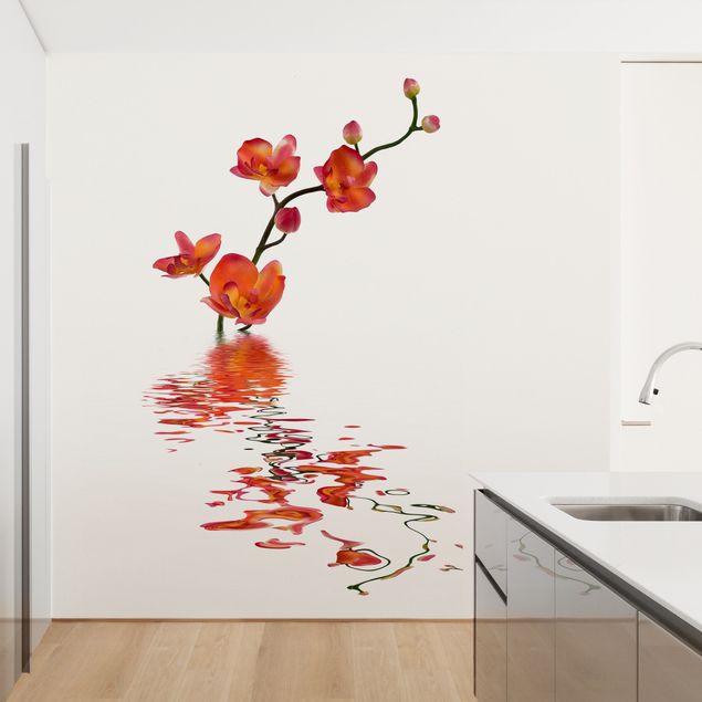 Wanddeko Wohnzimmer Flamy Orchid Waters