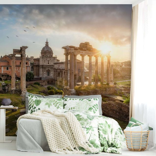 Wanddeko Schlafzimmer Forum Romanum bei Sonnenaufgang