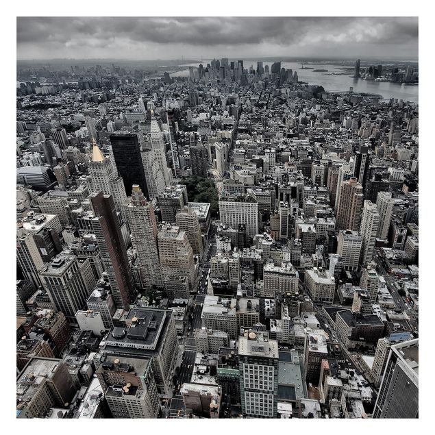 Wanddeko Esszimmer Blick über Manhattan