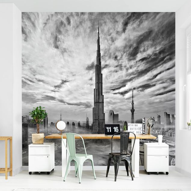 Wanddeko Flur Dubai Super Skyline
