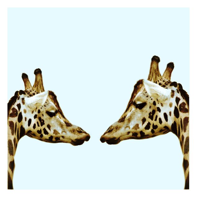 Wanddeko Esszimmer Giraffes in Love