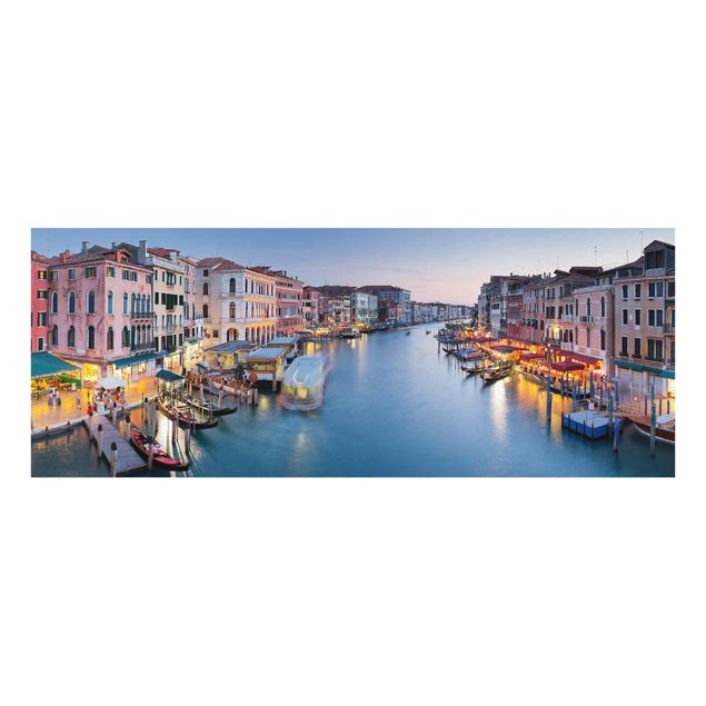 Wanddeko Büro Abendstimmung auf Canal Grande in Venedig