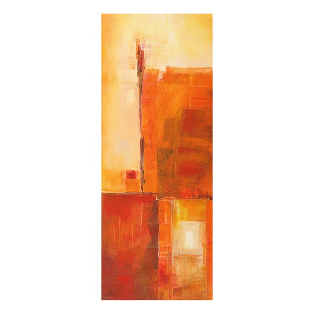 Wanddeko orange Petra Schüßler - Abstrakt Orange Braun