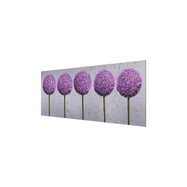 Wanddeko Büro Allium Kugel-Blüten