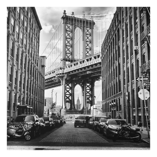 Wanddeko Büro Manhattan Bridge in America