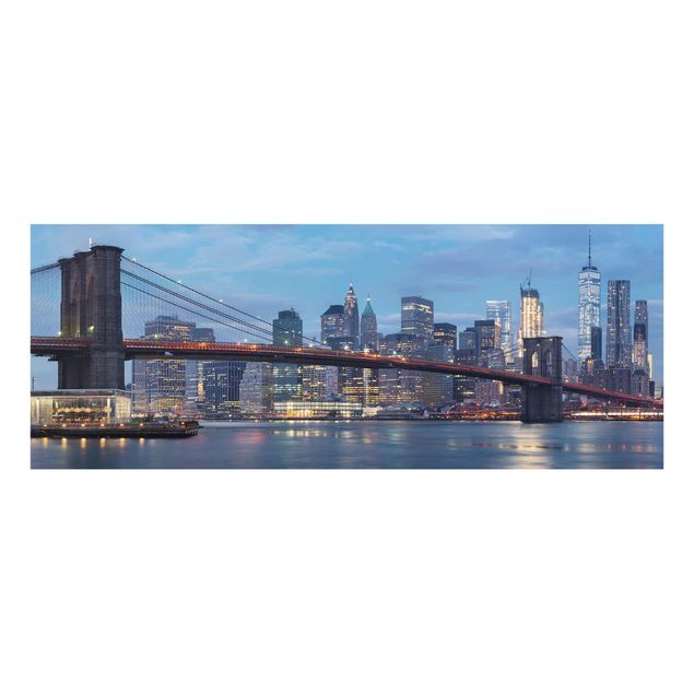 Wanddeko Büro Brooklyn Bridge Manhattan New York