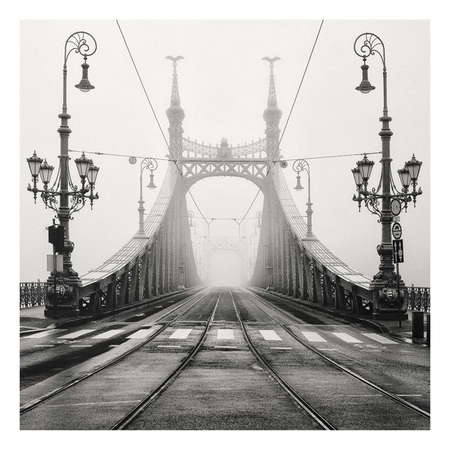 Wanddeko Treppenhaus Brücke in Budapest