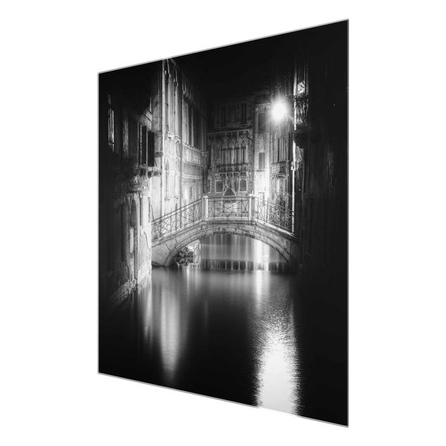 Wanddeko über Sofa Brücke Venedig