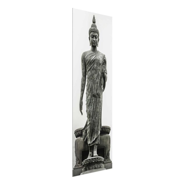 Wanddeko Büro Buddha Statue