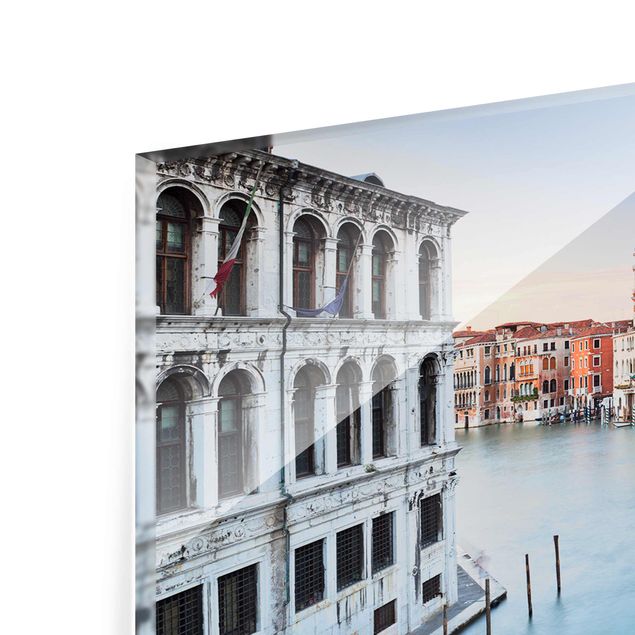 Wanddeko über Sofa Canale Grande Blick von der Rialtobrücke Venedig