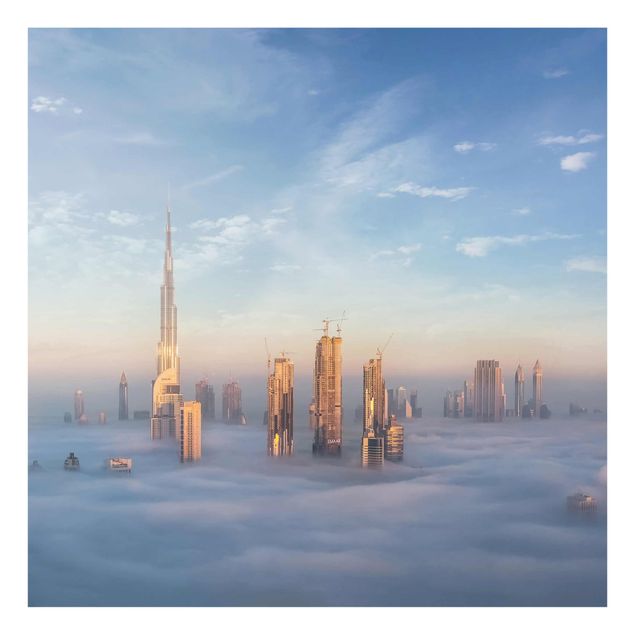 Wanddeko Flur Dubai über den Wolken