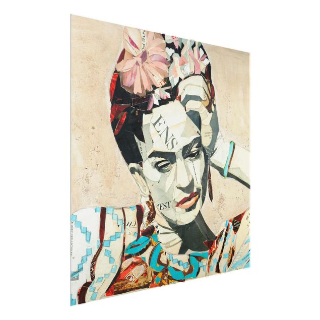 Wanddeko Esszimmer Frida Kahlo - Collage No.1