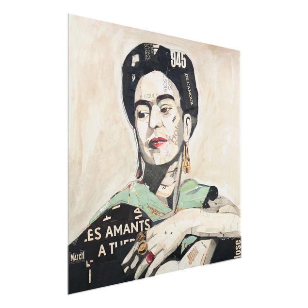 Wanddeko Esszimmer Frida Kahlo - Collage No.4