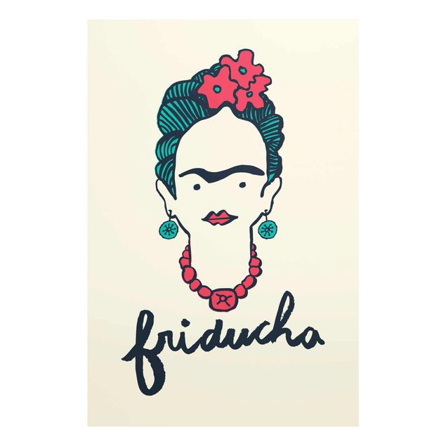 Wanddeko Büro Frida Kahlo - Friducha