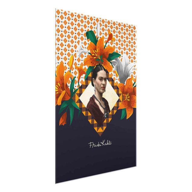 Wanddeko Büro Frida Kahlo - Lilien