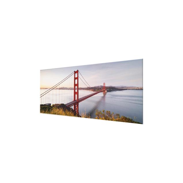 Wanddeko Treppenhaus Golden Gate Bridge in San Francisco