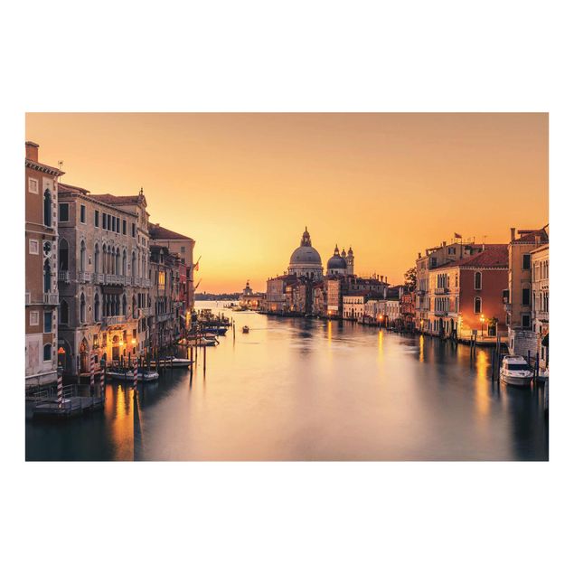 Wanddeko Esszimmer Goldenes Venedig