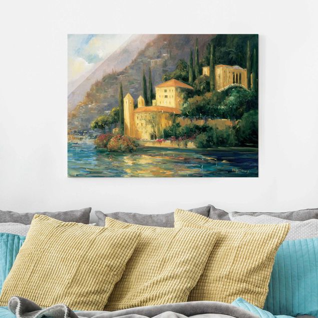 Wanddeko Flur Italienische Landschaft - Landhaus