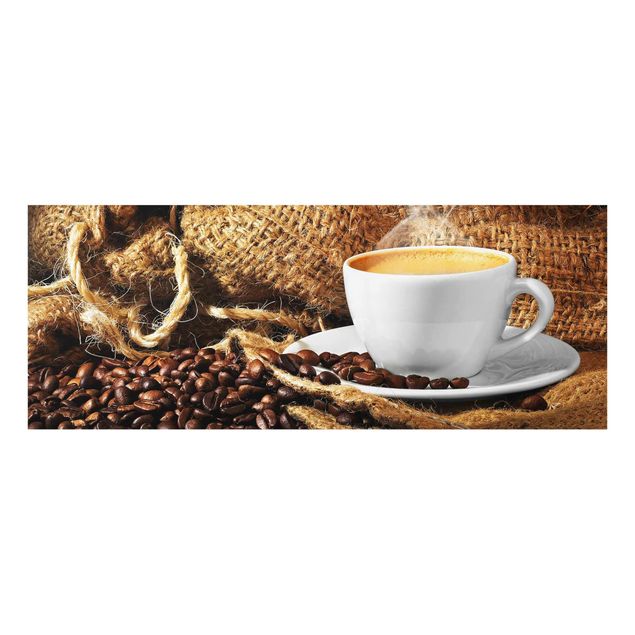 Wanddeko Kaffee Kaffee am Morgen