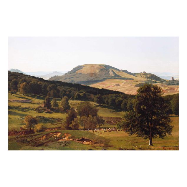 Wanddeko grün Albert Bierstadt - Berg und Tal