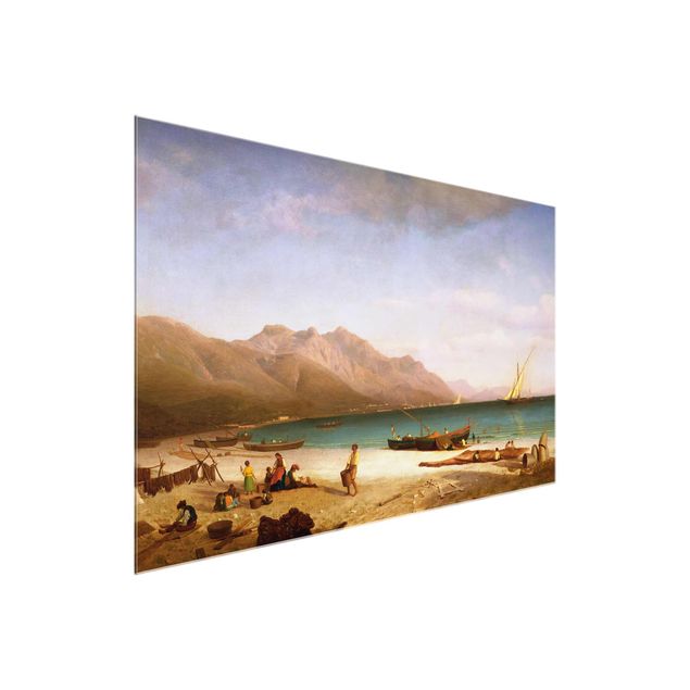 Wanddeko Flur Albert Bierstadt - Der Golf von Salerno