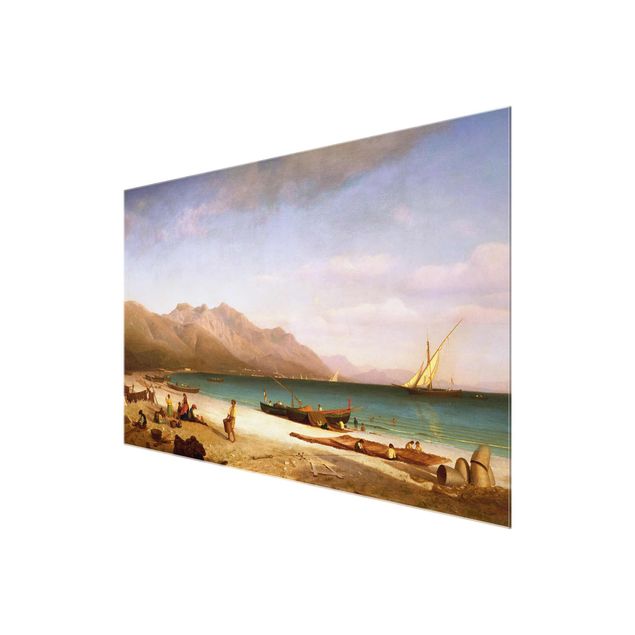 Romantik Bilder Albert Bierstadt - Der Golf von Salerno