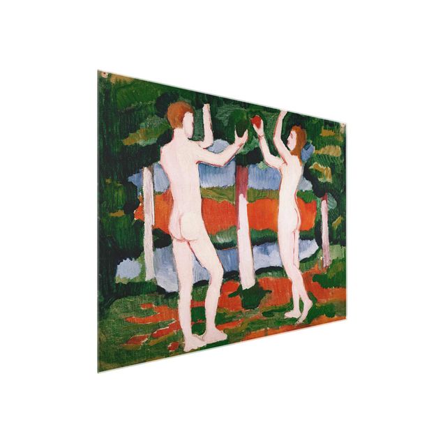 Wanddeko Schlafzimmer August Macke - Adam und Eva
