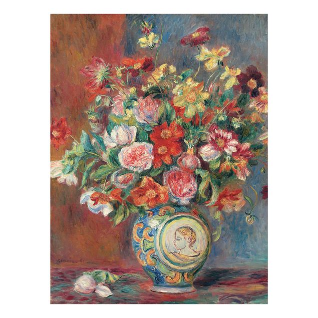 Wanddeko Büro Auguste Renoir - Blumenvase