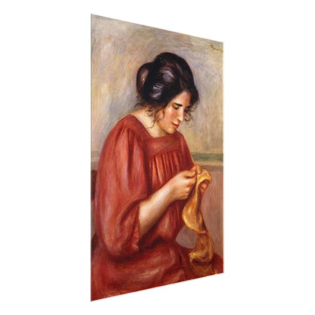 Wanddeko Esszimmer Auguste Renoir - Gabrielle beim Stopfen