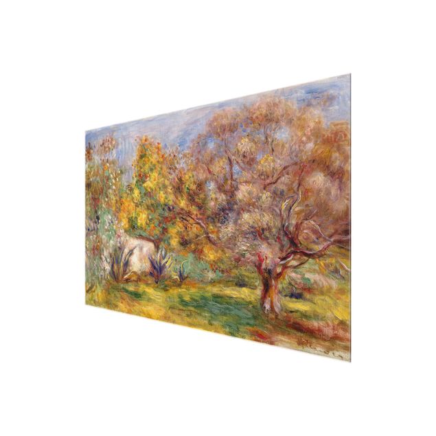 Wanddeko Büro Auguste Renoir - Garten mit Olivenbäumen