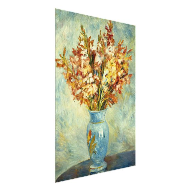 Wanddeko Flur Auguste Renoir - Gladiolen in Vase