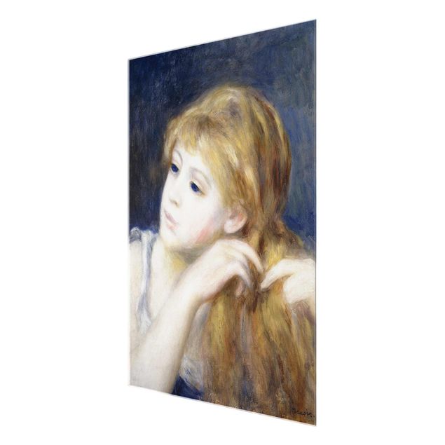 Wanddeko Büro Auguste Renoir - Kopf eines Mädchens