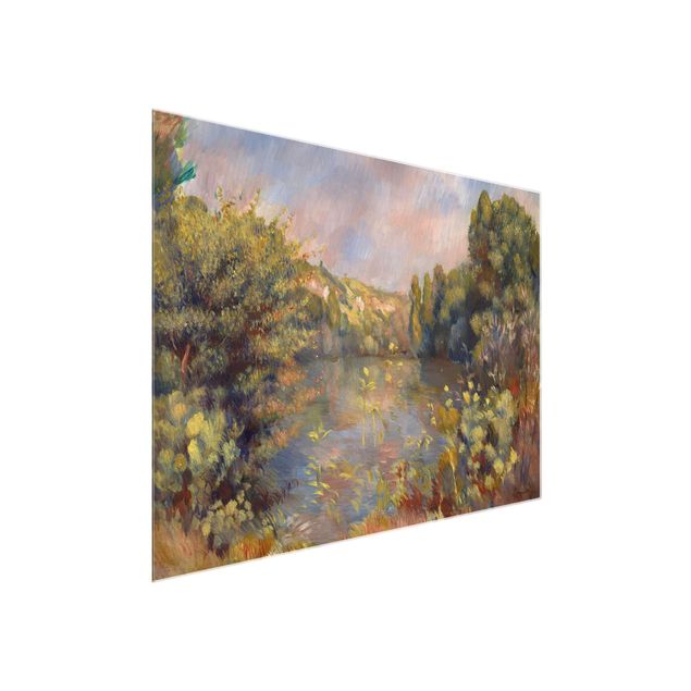Wanddeko Esszimmer Auguste Renoir - Landschaft mit See