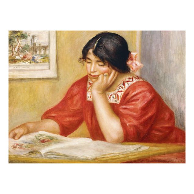 Wanddeko Büro Auguste Renoir - Leontine beim Lesen