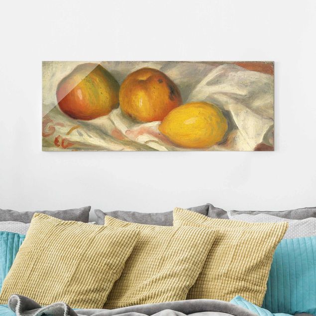 Impressionismus Bilder Auguste Renoir - Äpfel und Zitrone