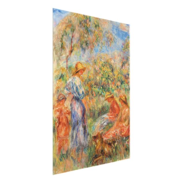 Wanddeko Flur Auguste Renoir - Landschaft mit Frauen und Kind