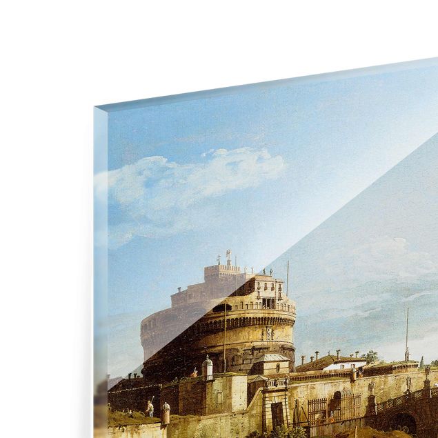 Wanddeko Büro Bernardo Bellotto - Ansicht Roms in Richtung Westen