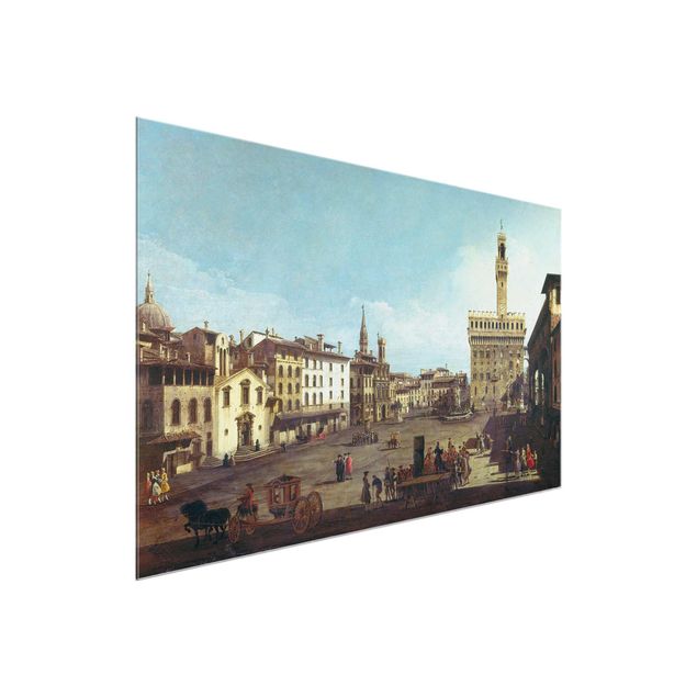 Wanddeko Flur Bernardo Bellotto - Die Piazza della Signoria