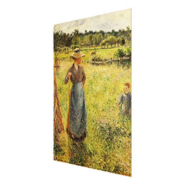 Wanddeko Flur Camille Pissarro - Die Heumacherin