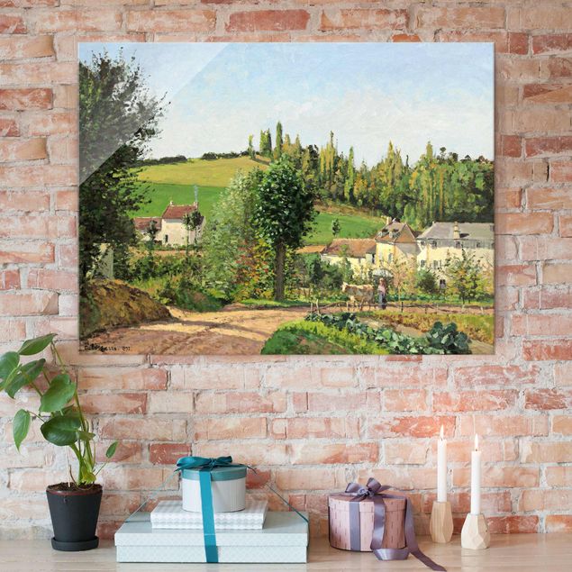 Impressionismus Bilder Camille Pissarro - Kleines Dorf