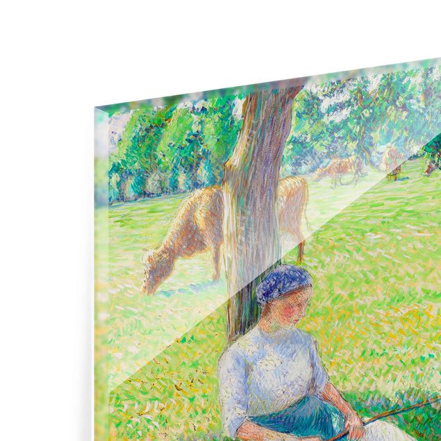 Wanddeko Esszimmer Camille Pissarro - Kuhhirtin